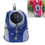 Borsa trasporto cani in nylon traspirante 41x27x7 cm