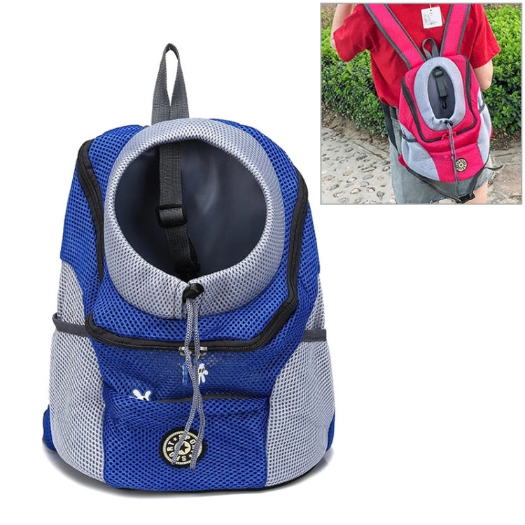 Borsa trasporto cani in nylon traspirante 41x27x7 cm