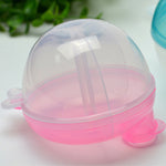 5 pezzi dispenser per latte in polvere per bambini contenitore per alimenti scatola di alimentazione per alimenti scatola di immagazzinaggio da viaggio a tenuta stagna a 3 strati per bambini bambino, Green, Pink, Yellow, Blue