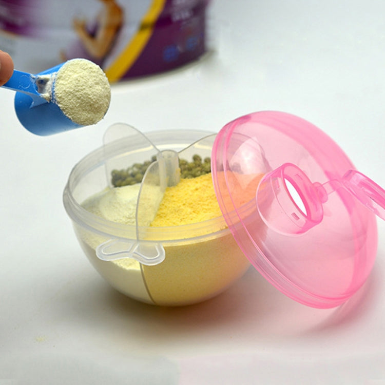 5 pezzi dispenser per latte in polvere per bambini contenitore per alimenti scatola di alimentazione per alimenti scatola di immagazzinaggio da viaggio a tenuta stagna a 3 strati per bambini bambino, Green, Pink, Yellow, Blue