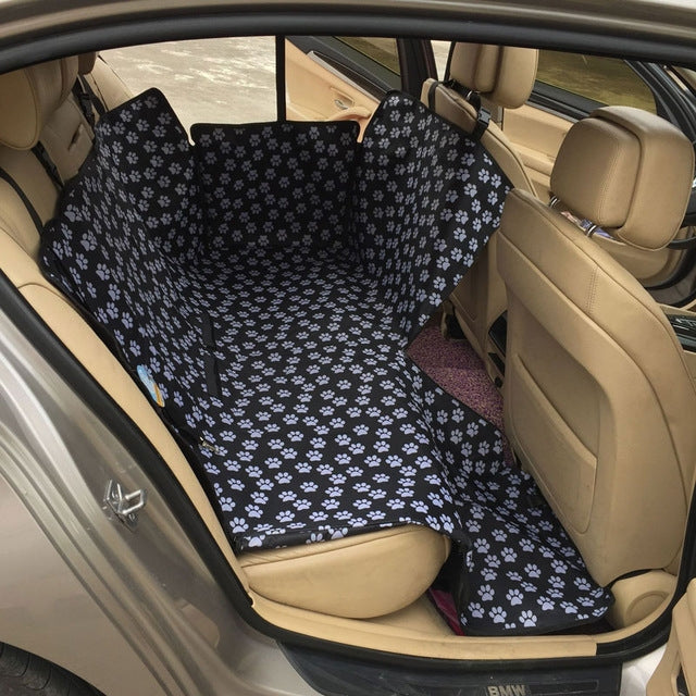 Coprisedile per auto per cani da compagnia posteriore impermeabile, protezione per amaca con cintura di sicurezza, 130x150x38cm