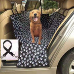 Coprisedile per auto per cani da compagnia posteriore impermeabile, protezione per amaca con cintura di sicurezza, 130x150x38cm