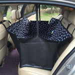 Coprisedile per auto per cani da compagnia posteriore impermeabile, protezione per amaca con cintura di sicurezza, 130x150x38cm