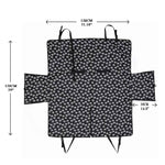 Coprisedile per auto per cani da compagnia posteriore impermeabile, protezione per amaca con cintura di sicurezza, 130x150x38cm