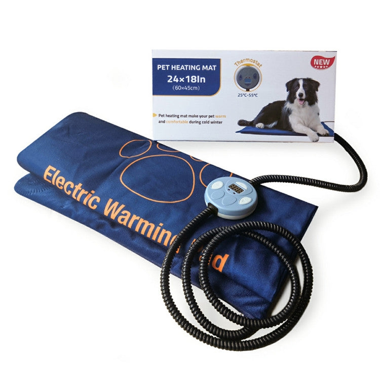 Tappetino riscaldante per animali domestici Coperta elettrica impermeabile e antigraffio, dimensioni: 60x45 cm, US Plug, JP Plug, EU Plug, UK Plug