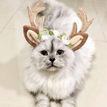 Accessori per animali domestici di Natale Forcina per cani Ornamento per gatti Fascia per capelli con corna di Natale, S, M, L