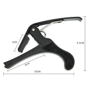 Capotasto per chitarra in plastica per accessori per strumenti musicali con morsetto per accordatura per chitarra elettrica classica acustica a 6 corde, Plastic Guitar Capo