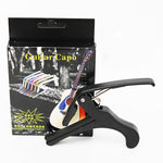 Capotasto per chitarra in plastica per accessori per strumenti musicali con morsetto per accordatura per chitarra elettrica classica acustica a 6 corde, Plastic Guitar Capo