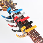 Capotasto per chitarra in plastica per accessori per strumenti musicali con morsetto per accordatura per chitarra elettrica classica acustica a 6 corde, Plastic Guitar Capo