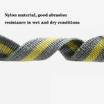 Corda da trazione elastica riflettente in nylon con corda da trazione anti-flagello per cani, Elastic Stretch Yellow, Elastic Stretch Green