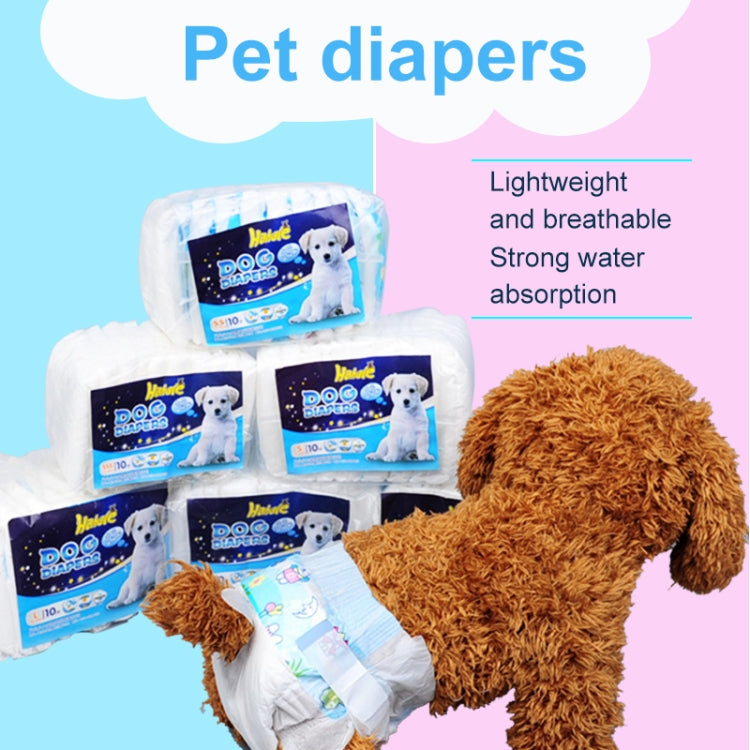 2 pacchi/20 pezzi pannolini per animali domestici per cani pantaloni fisiologici per animali domestici, consegna colore casuale, XXS, XS, S, M, L, XL