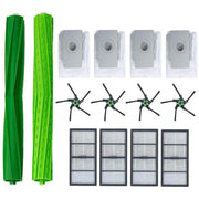 Set spazzola robot + Hippa + spazzola laterale + sacchetto per la polvere per IROBOT ROOMBA S9 S9+, 14 PCS/Set