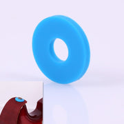 10 pezzi senza parola, cinturino per chitarra in silicone con fibbia e perno a coda