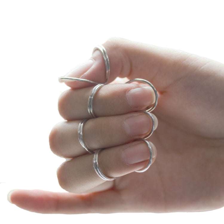Plettro ad anello a molla in metallo per chitarra, Metal Spring Ring Pick