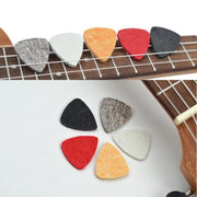 10 plettri in feltro di lana per chitarra Ukulele