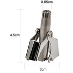 Tagliacapelli manuale per peli del naso in acciaio inox