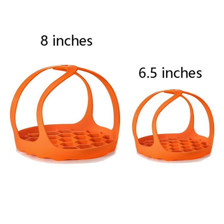 Cestello per cottura a vapore in silicone per cottura a vapore in silicone da 2 pezzi, 8 Inches, 6.5 Inches