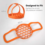 Cestello per cottura a vapore in silicone per cottura a vapore in silicone da 2 pezzi, 8 Inches, 6.5 Inches
