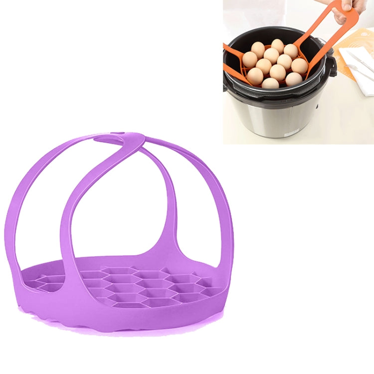 Cestello per cottura a vapore in silicone per cottura a vapore in silicone da 2 pezzi, 8 Inches, 6.5 Inches