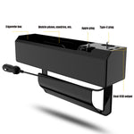 Scatola portaoggetti per seggiolino auto con caricatore USB per funivia, 2-wire, 3-wire, 2-wire + Storage Box