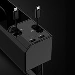 Scatola portaoggetti per seggiolino auto con caricatore USB per funivia, 2-wire, 3-wire, 2-wire + Storage Box