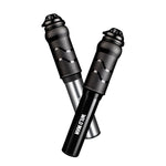 WILD MAN Pompa da bicicletta portatile ad alta pressione per bici da strada di montagna e mini pompa da basket universale con bocca francese, GK1 (Bright Black), GK1 (Bright Silver)