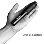 WILD MAN Pompa da bicicletta portatile ad alta pressione per bici da strada di montagna e mini pompa da basket universale con bocca francese, GK1 (Bright Black), GK1 (Bright Silver)