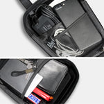 Wild Man Ts9 per scooter/bicicletta Borsa anteriore universale impermeabile in PU + guscio rigido in Eva con avviso riflettente, capacità: 2,5 l