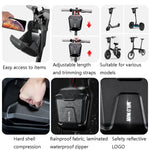 Wild Man Ts9 per scooter/bicicletta Borsa anteriore universale impermeabile in PU + guscio rigido in Eva con avviso riflettente, capacità: 2,5 l