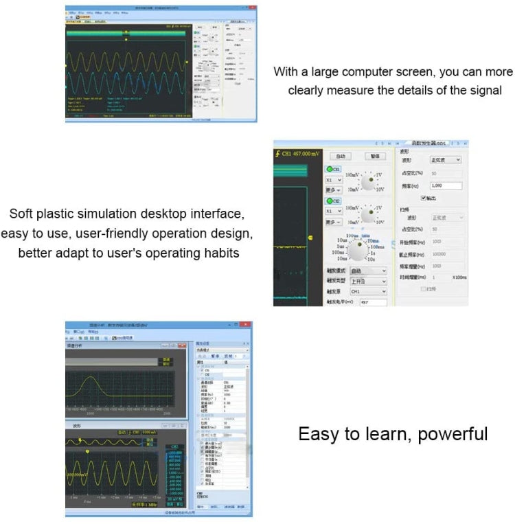 ISDS205A Multifunctional 20M Bandwidth USB Virtual Digital Oscilloscope PC Spectrum Analyzer and Data Recorder 48MGS/s