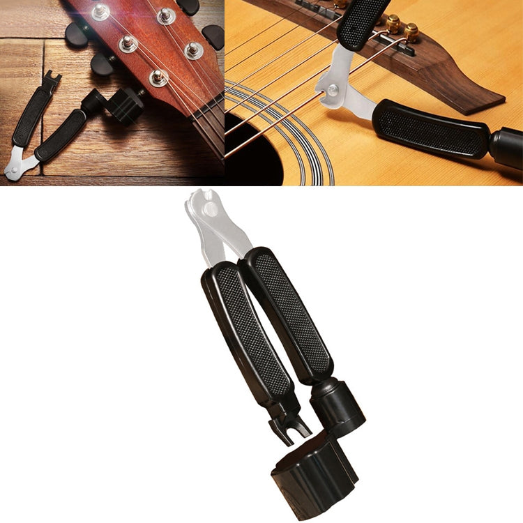 Set di strumenti per la modifica delle corde della chitarra Trimmer per corde Avvolgimento delle corde Accessori per chitarra con morsetto tre in uno