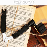 Set di strumenti per la modifica delle corde della chitarra Trimmer per corde Avvolgimento delle corde Accessori per chitarra con morsetto tre in uno