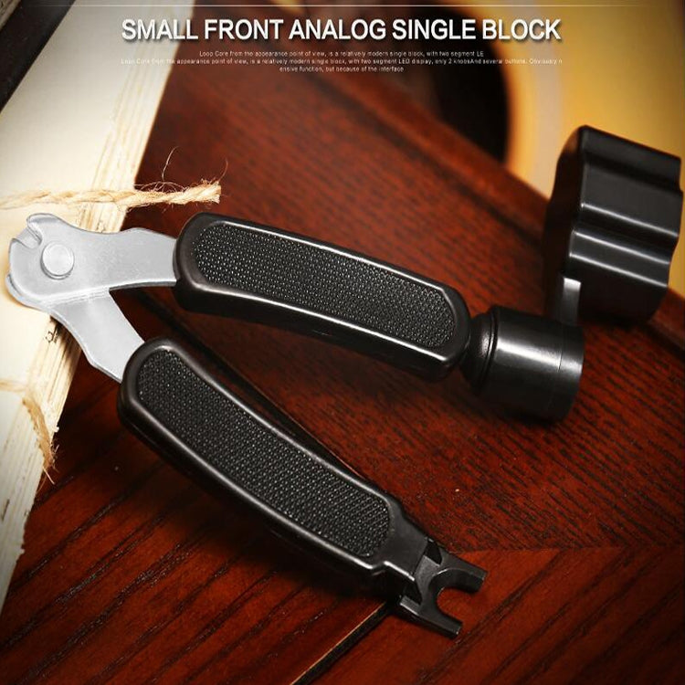 Set di strumenti per la modifica delle corde della chitarra Trimmer per corde Avvolgimento delle corde Accessori per chitarra con morsetto tre in uno