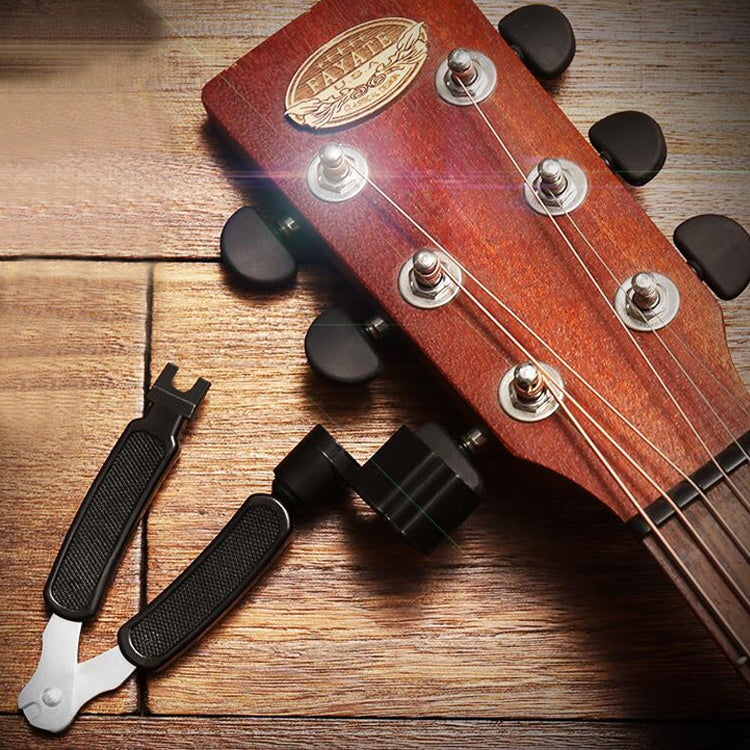Set di strumenti per la modifica delle corde della chitarra Trimmer per corde Avvolgimento delle corde Accessori per chitarra con morsetto tre in uno