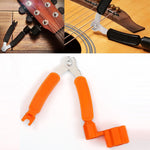 Set di strumenti per la modifica delle corde della chitarra Trimmer per corde Avvolgimento delle corde Accessori per chitarra con morsetto tre in uno