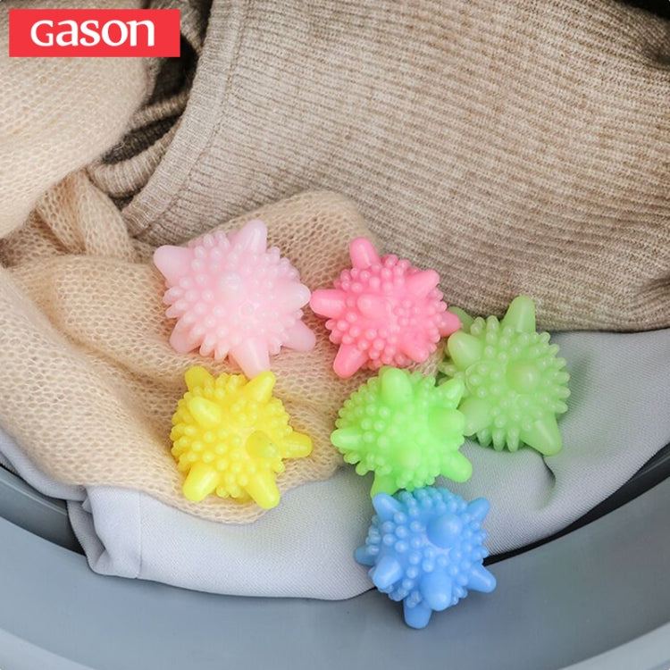5 pezzi anti-avvolgimento forte decontaminazione palla per bucato lavatrice domestica stella marina sfera di pulizia solida, Cleaning Ball