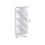 2 pezzi portapenne da tavolo multifunzione a 4 griglie custodia per ufficio scuola scatola di plastica trasparente organizer per matite da scrivania