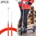2 pezzi per Xiaomi Mijia M365 Scooter elettrico cavo freno a disco posteriore conduttura del freno