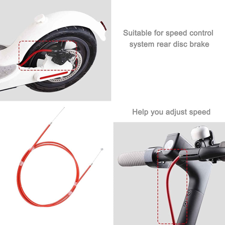 2 pezzi per Xiaomi Mijia M365 Scooter elettrico cavo freno a disco posteriore conduttura del freno