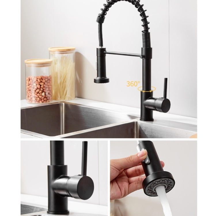 Rubinetto della cucina Rubinetto del lavandino con valvola del serbatoio dell'acqua calda e fredda, Black Model, Electroplating Model, Brushed Model