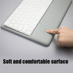 Base con cuscinetto da polso in silicone memory foam con supporto per tastiera wireless per Apple Magic Keyboard 2, S, L