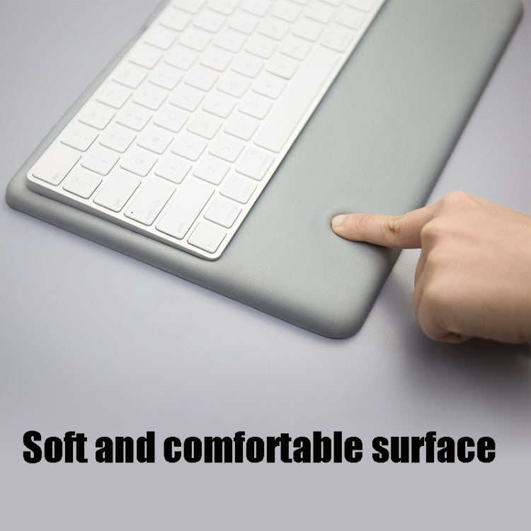 Base con cuscinetto da polso in silicone memory foam con supporto per tastiera wireless per Apple Magic Keyboard 2, S, L