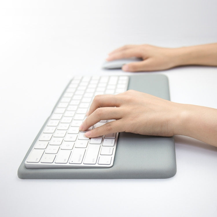 Base con cuscinetto da polso in silicone memory foam con supporto per tastiera wireless per Apple Magic Keyboard 2, S, L