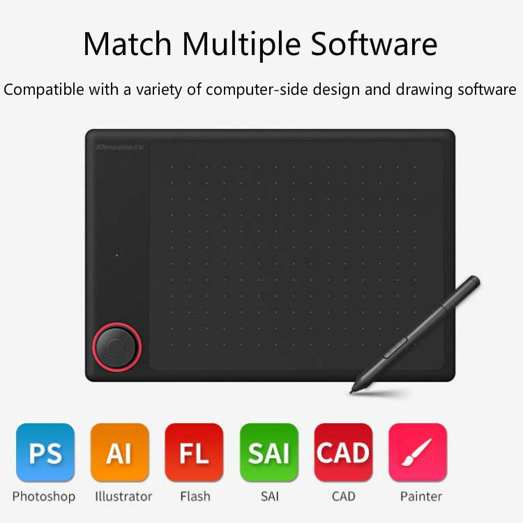Tablet grafico Tianmin G30 Magic Circle compatibile Windows e And