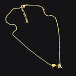 Collana iniziale con cuore piccolo e alla moda, collana con lettera personalizzata, gioielli con nome per accessori da donna, regalo per la fidanzata, A, B, C, D, E, F, G, H, I, J, K, L, M, N, O, P, Q, R, S, T, U, V, W, X, Y, Z