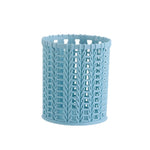 HH301 Organizzatore da ufficio Desktop Scatola portapenne a cilindro cavo Portapenne Portapenne Pennello per trucco Contenitore in plastica