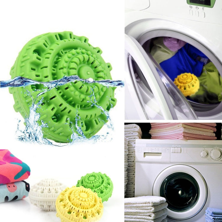 Molecole di anioni riutilizzabili per bucato verde da 2 pezzi per la pulizia della sfera di lavaggio magica, Magic Washing Ball