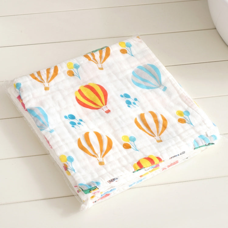 5 pezzi di garza a sei strati in cotone per bambini, fazzoletti quadrati per saliva, stili di consegna casuale, 25x25cm, 30x30cm