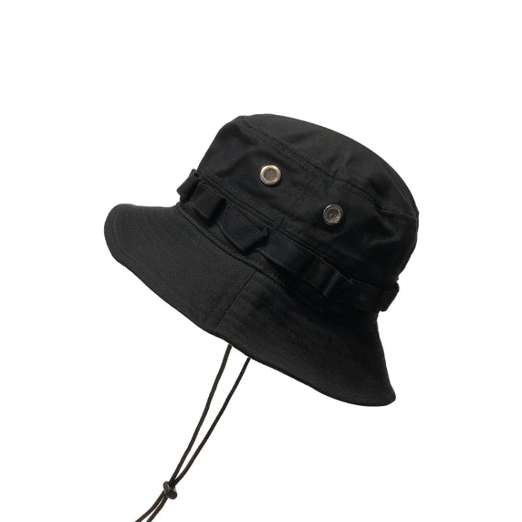 Cappello Hip-Hop da esterno Cappello da pescatore Cappello da bacino antivento con coulisse, M, L