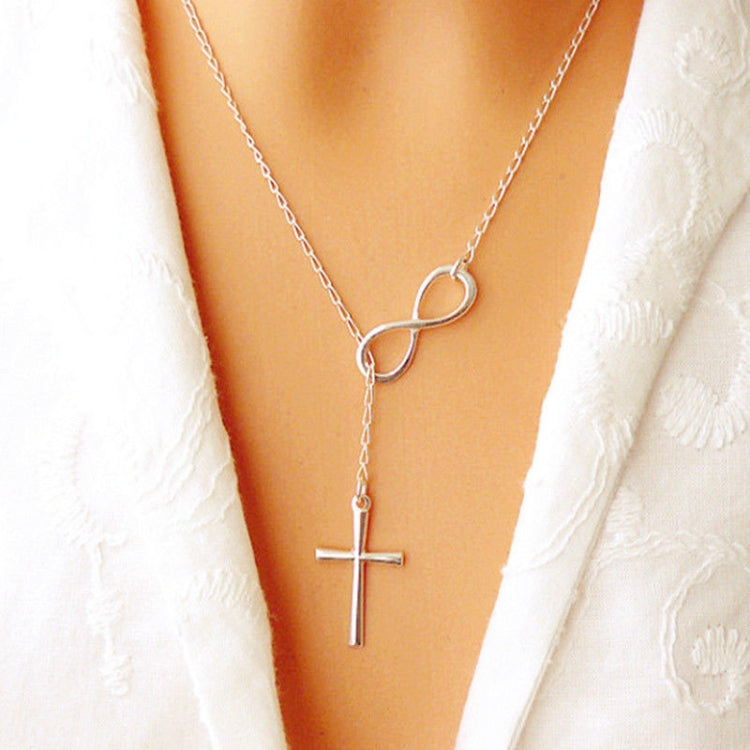 Collane con pendente a catena maglione argento lungo elegante e bello da donna